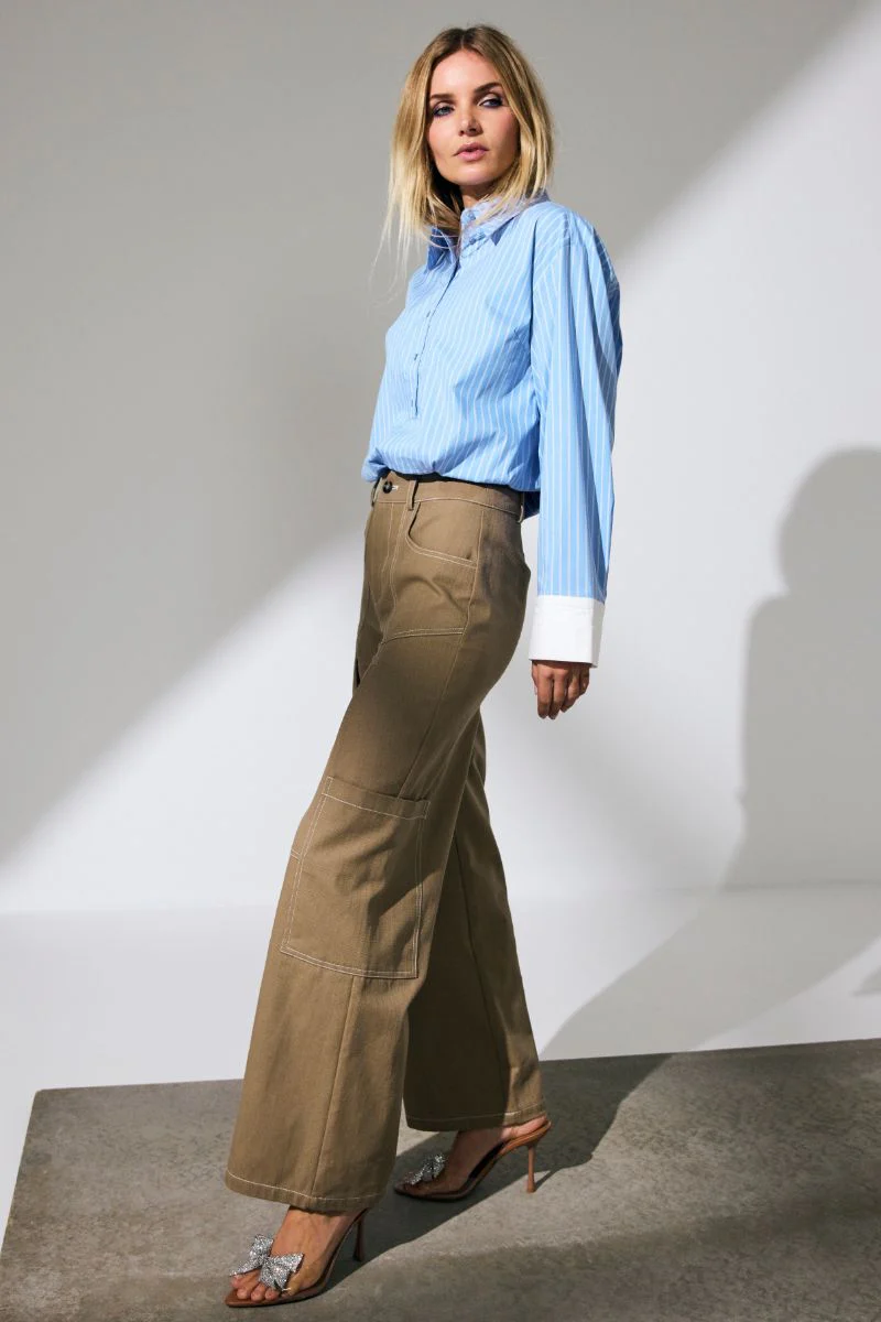 Divia Balloon Shirt 35784 | Pale Blue | Bluse fra Co'couture - Image 5