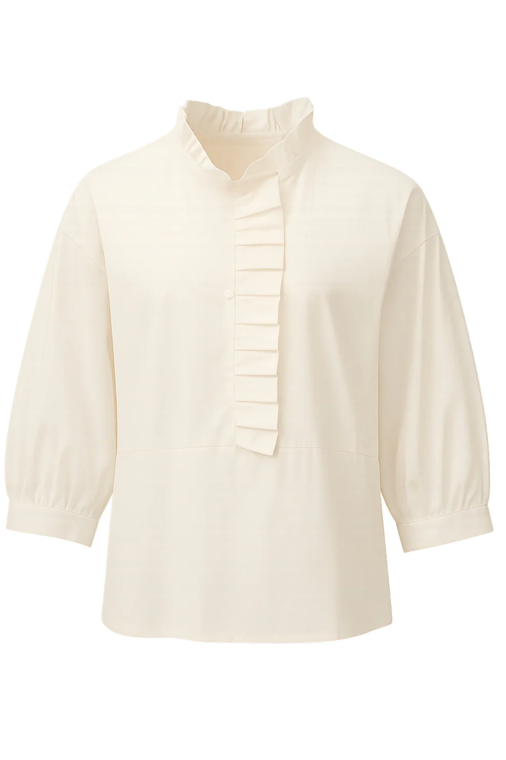 Domi Frill shirt | Hvid | Skjorte fra Atelier C - Image 3
