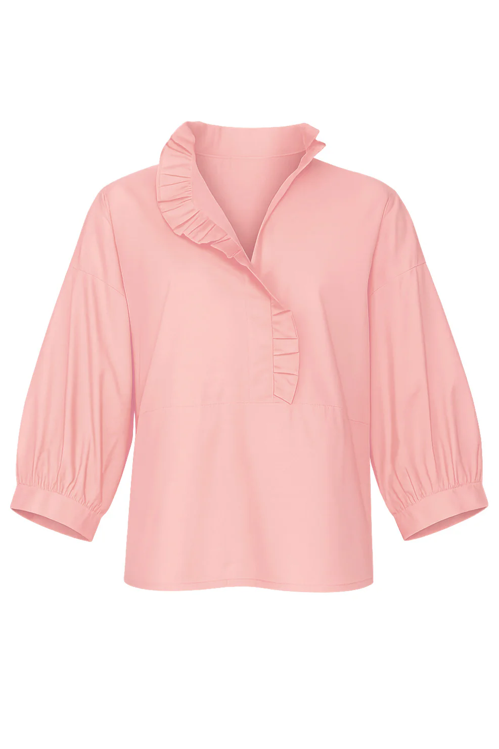 Domi Frill shirt | Rosa | Skjorte fra Atelier C - Image 2