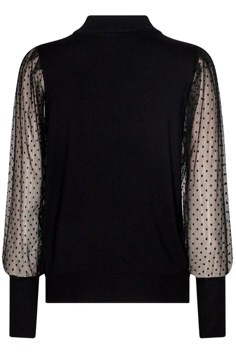 Dotka Pullover | Black | Pullover fra Freequent - Image 6