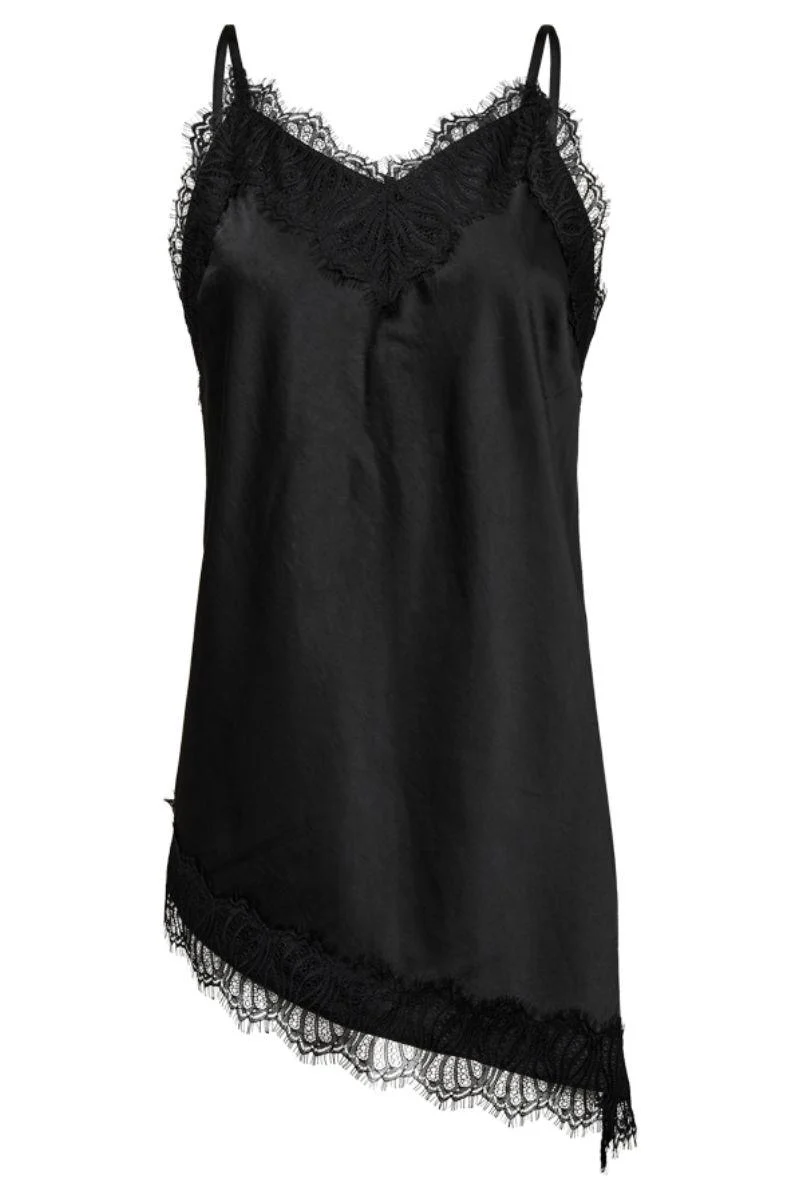 Dova Top 212030 | Black W. Black | Top fra Freequent