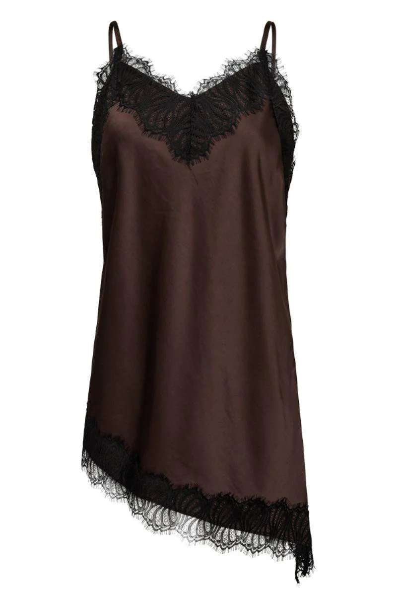 Dova Top 212030 | Coffee Bean W. Black | Top fra Freequent - Image 2