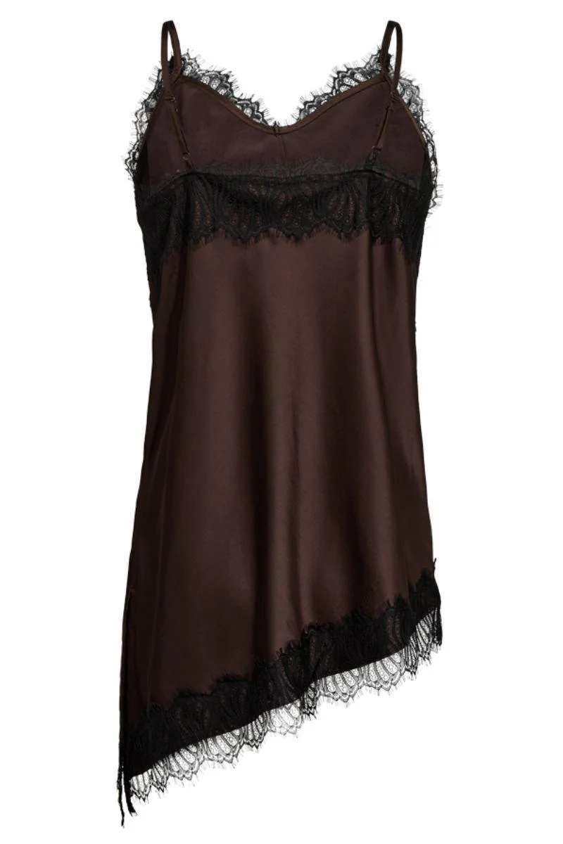 Dova Top 212030 | Coffee Bean W. Black | Top fra Freequent - Image 5