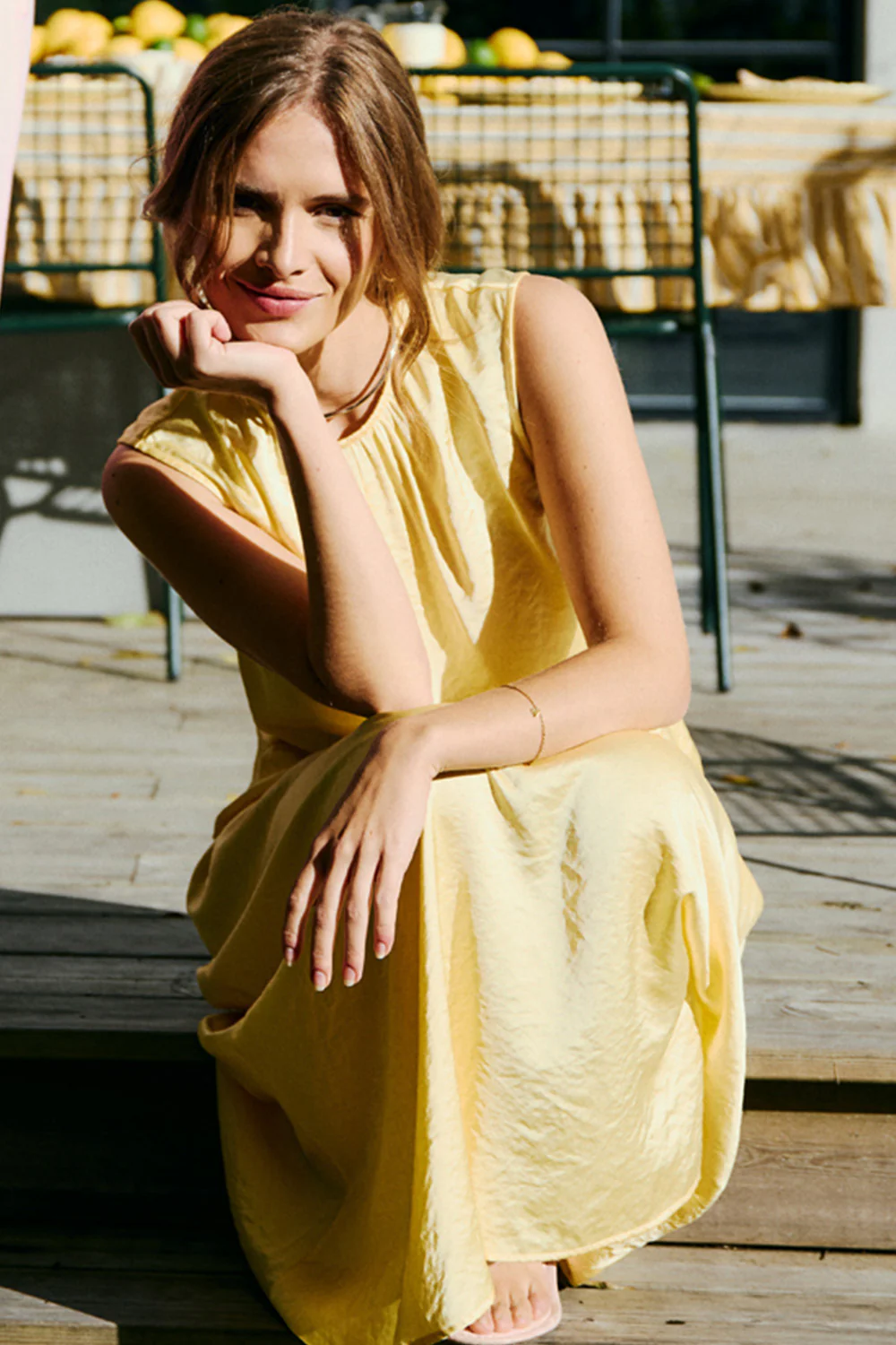 Dove Blouse 208159 | Golden Haze | Bluse fra Freequent - Image 4