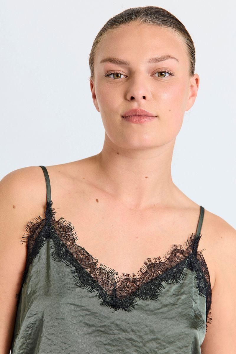 Dove Straptop 207106 | Kombu Green | Top fra Freequent - Image 4