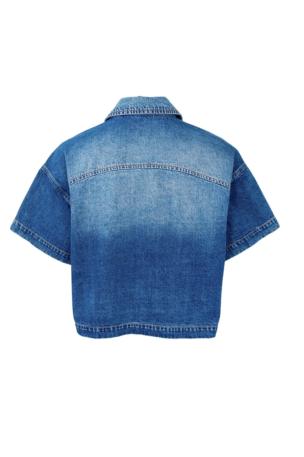 Drake Denim Jacket | Dk. Denim | Jakke fra Black Colour - Image 2
