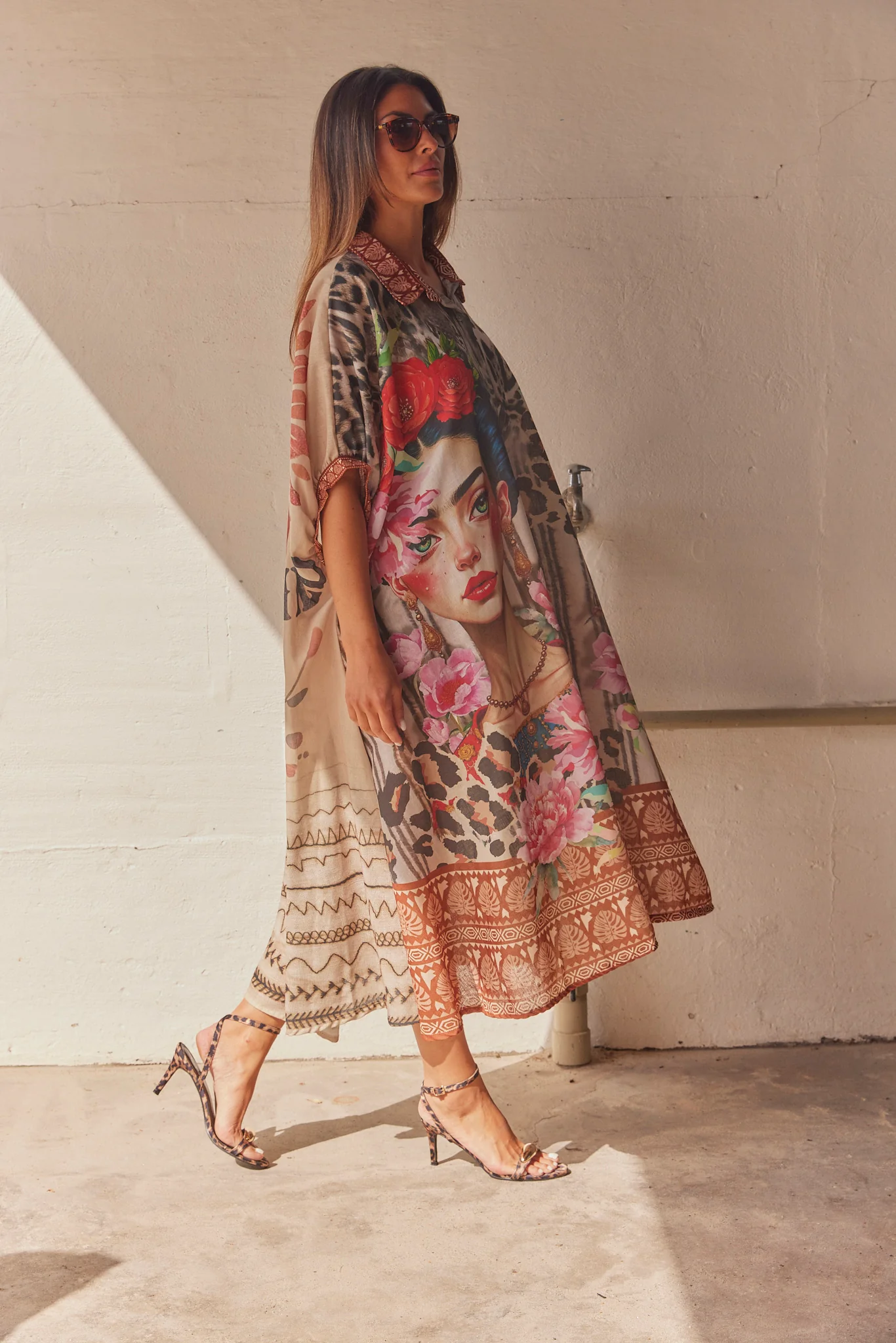 Kahlo Autumn Shirt Dress | Kjole fra Atelier C - Image 3