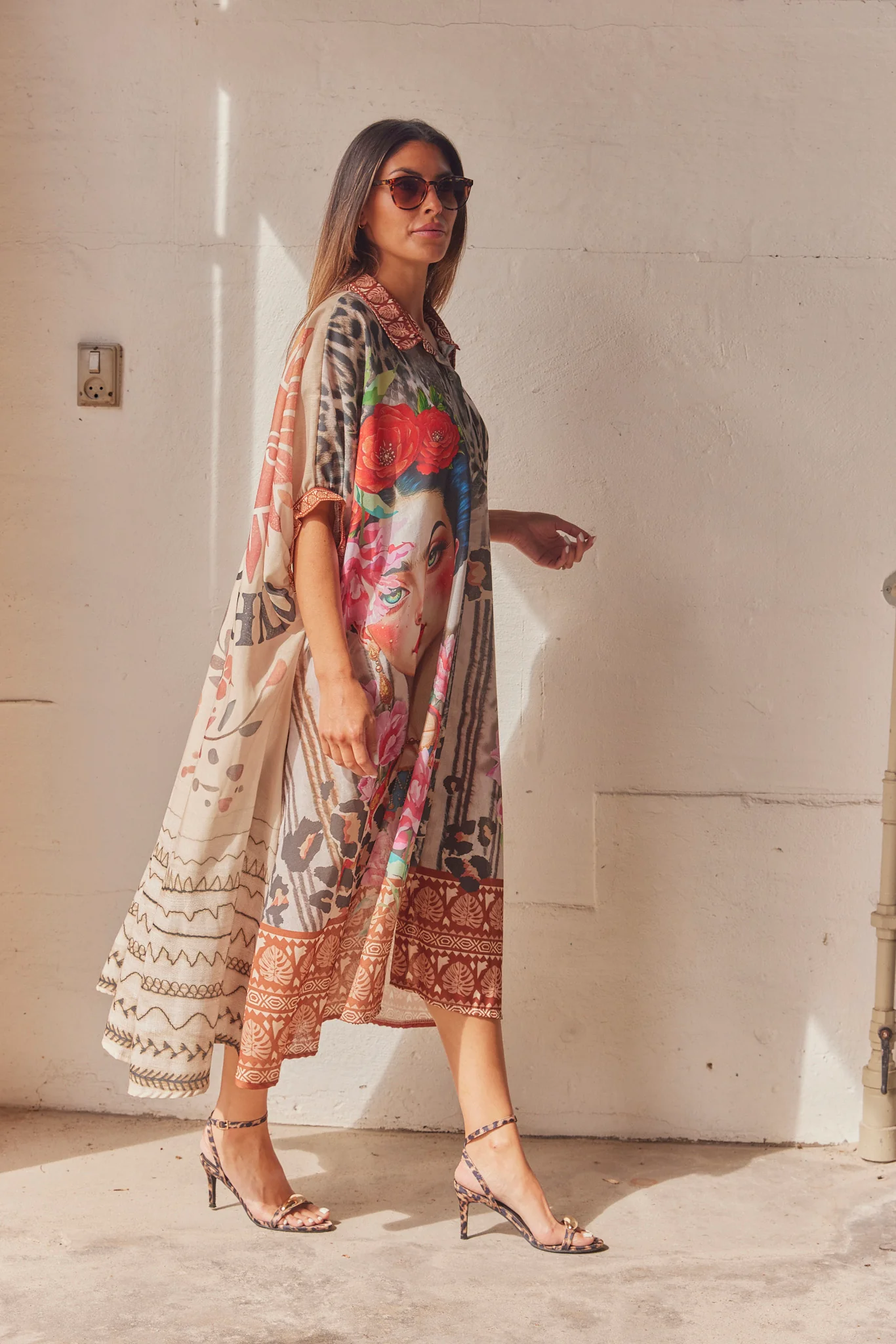Kahlo Autumn Shirt Dress | Kjole fra Atelier C - Image 4