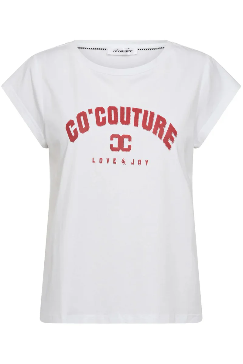 DustCC Print Tee | White Flame | T-Shirt fra Co'couture