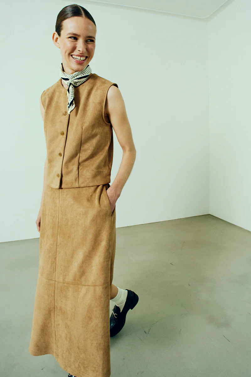 Duva Skirt 207563 | Thrush | Nederdel fra Freequent - Image 5