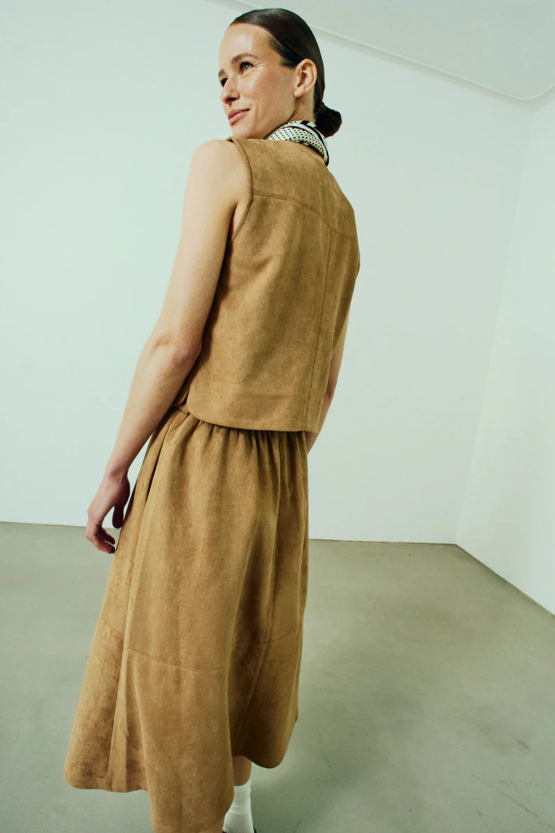 Duva Skirt 207563 | Thrush | Nederdel fra Freequent - Image 9