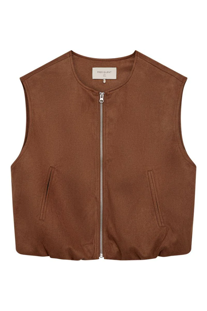 Duva Waistcoat 207699 | Thrush | Vest fra Freequent