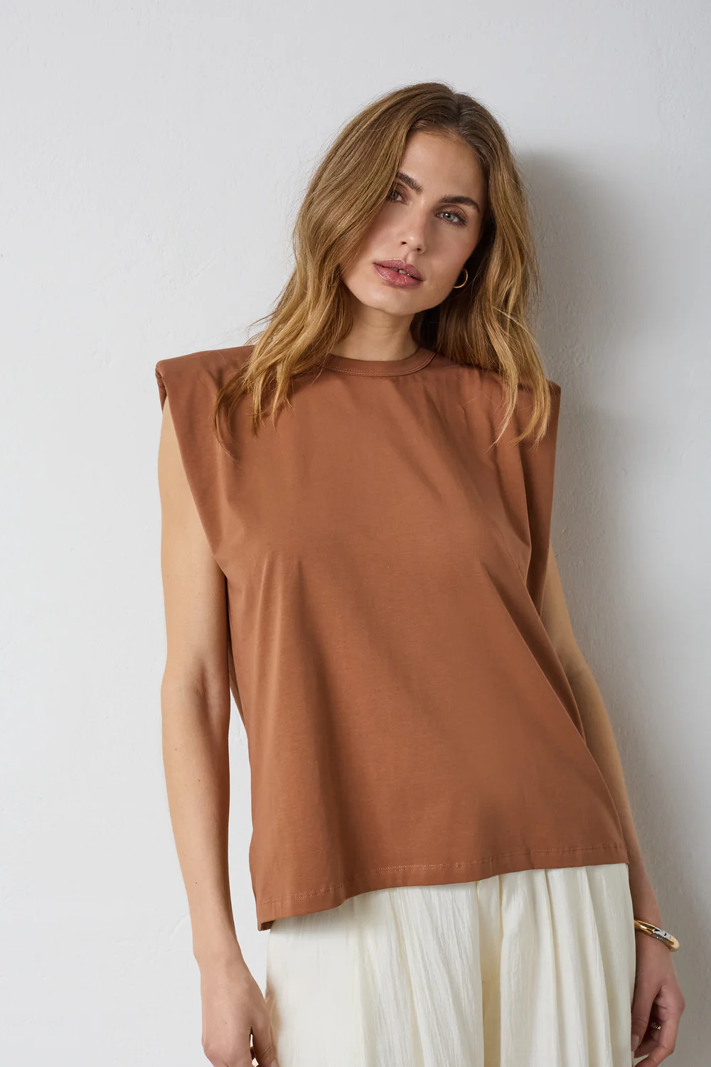 Eddiecc Tee | Suntan | T-Shirt fra Co'couture