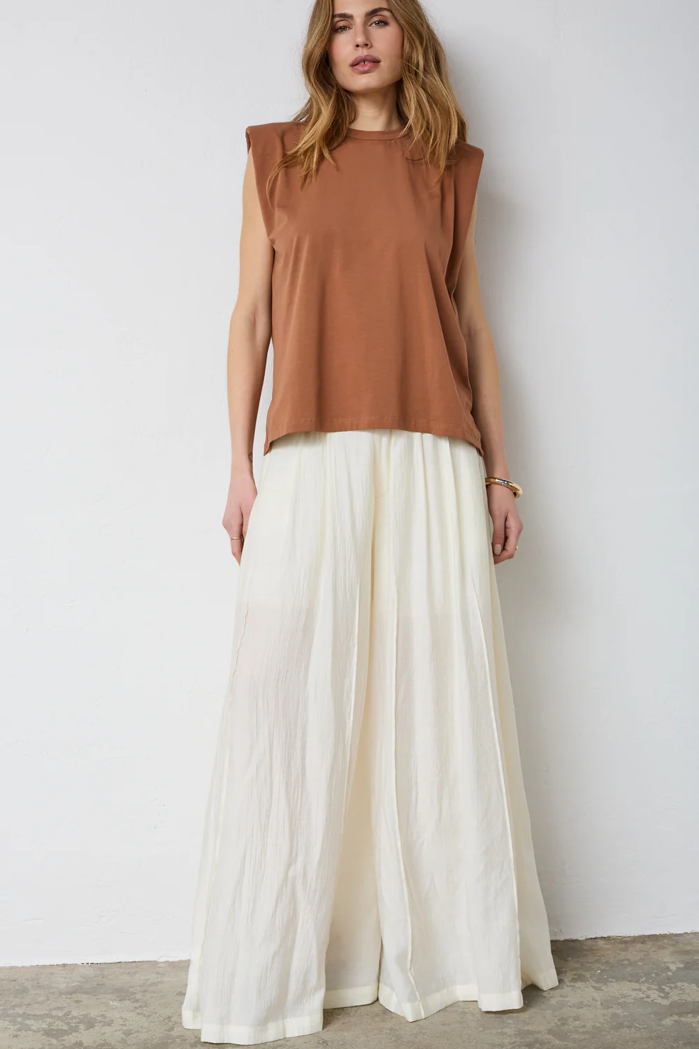 Eddiecc Tee | Suntan | T-Shirt fra Co'couture - Image 5