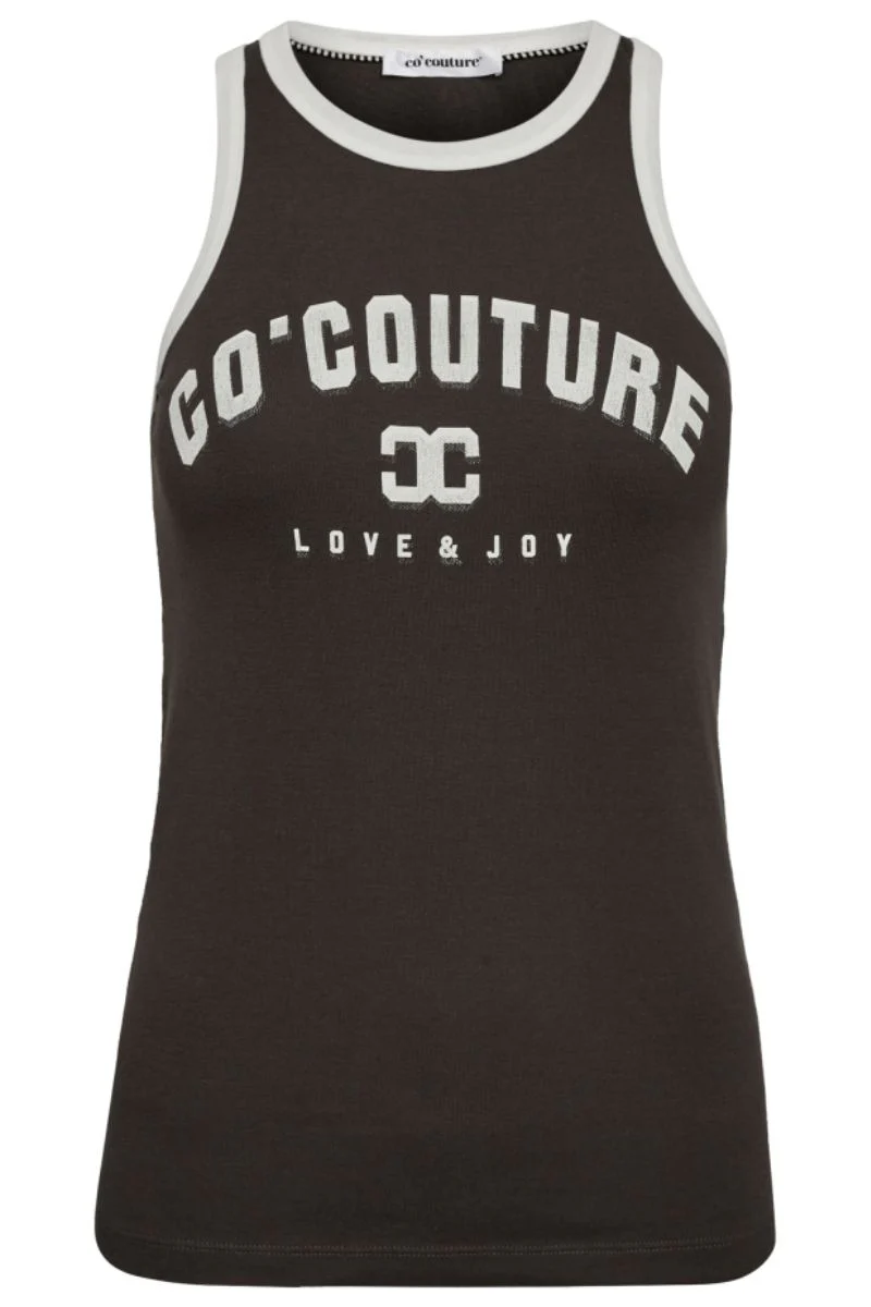 EdgeCC Tank Top | Antracit | Tank top fra Co'couture - Image 2