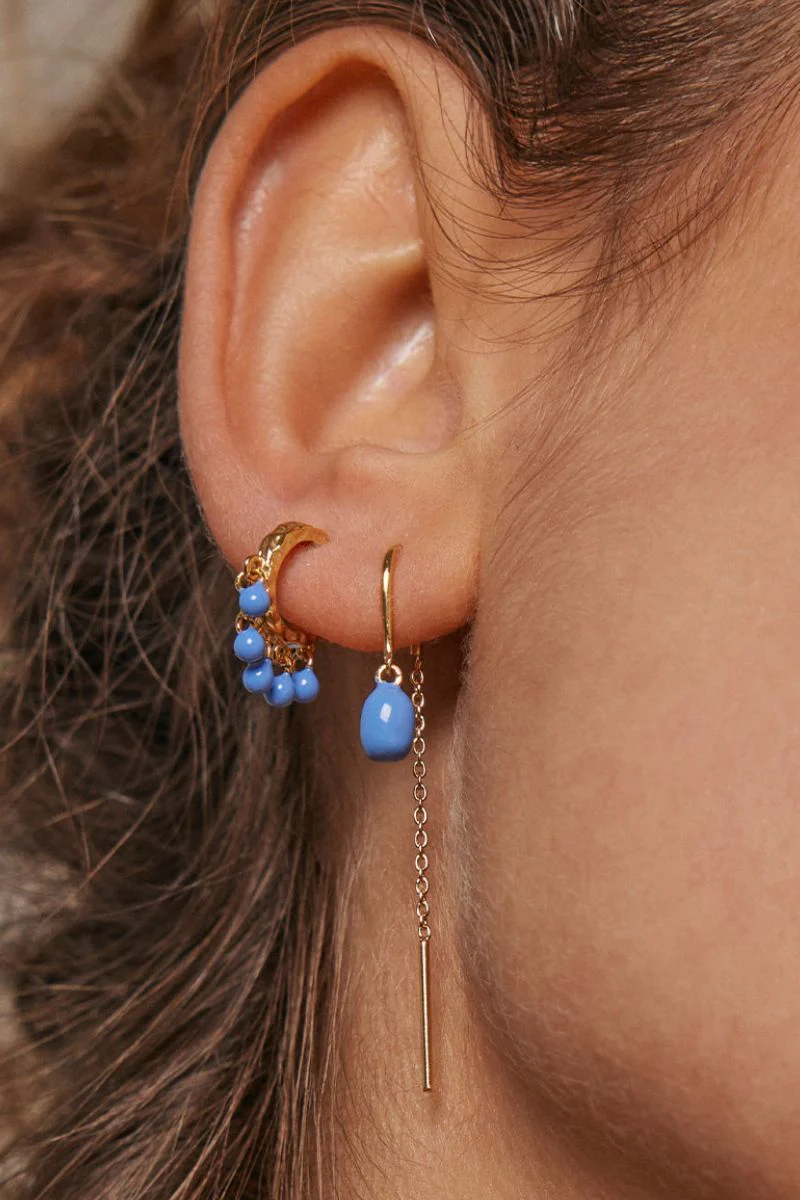 Eleanor Earrings | Cornflower | Øreringe fra Enamel - Image 2