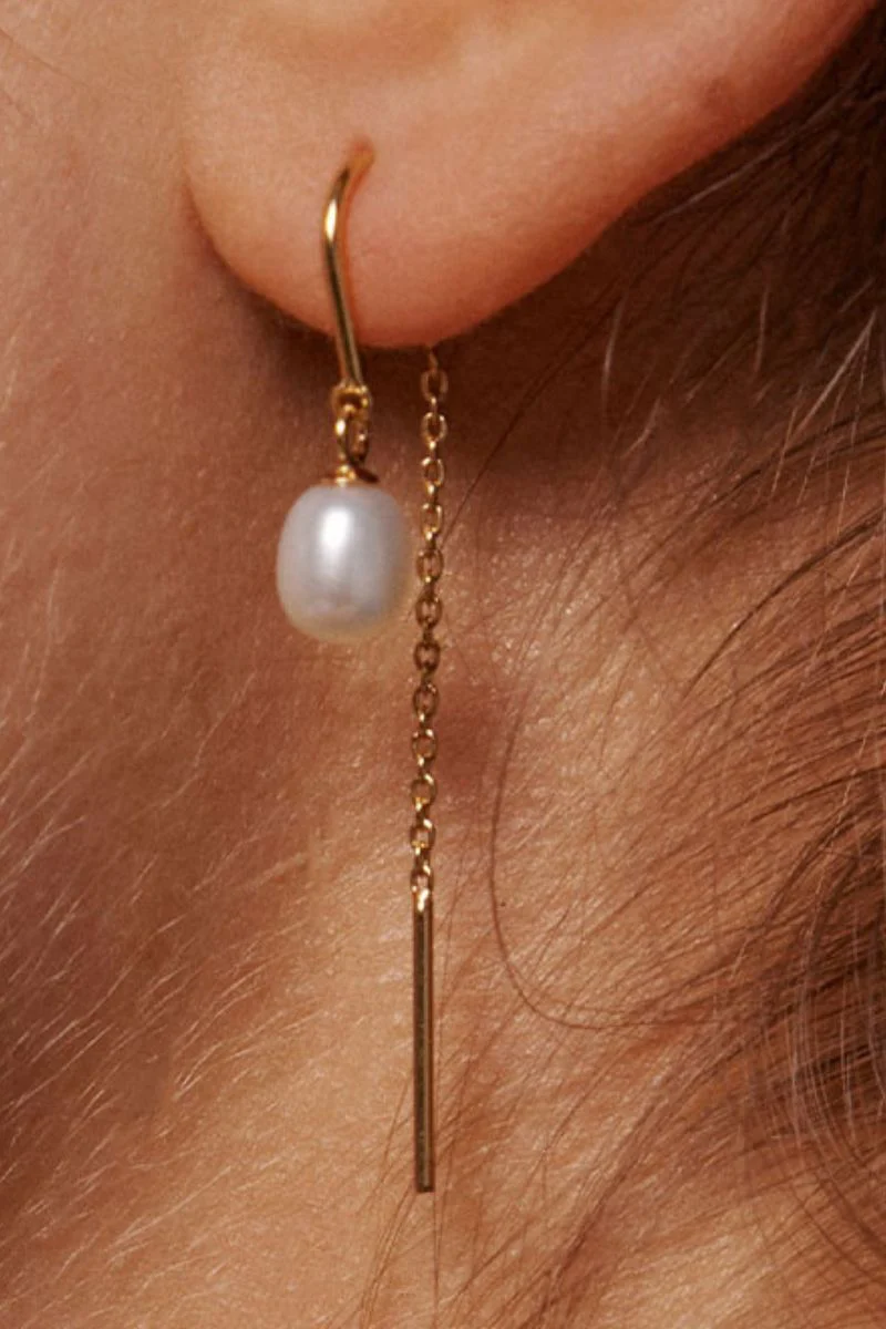 Eleanor Pearl | Pearl | Earrings fra Enamel - Image 3