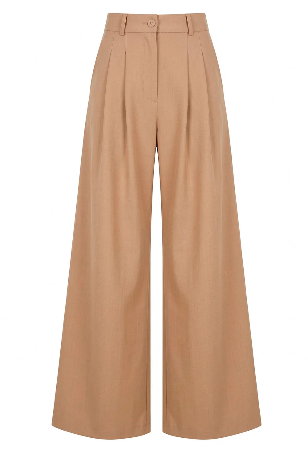 Elegant Bukser with pleats | Brown | Bukser fra Avery
