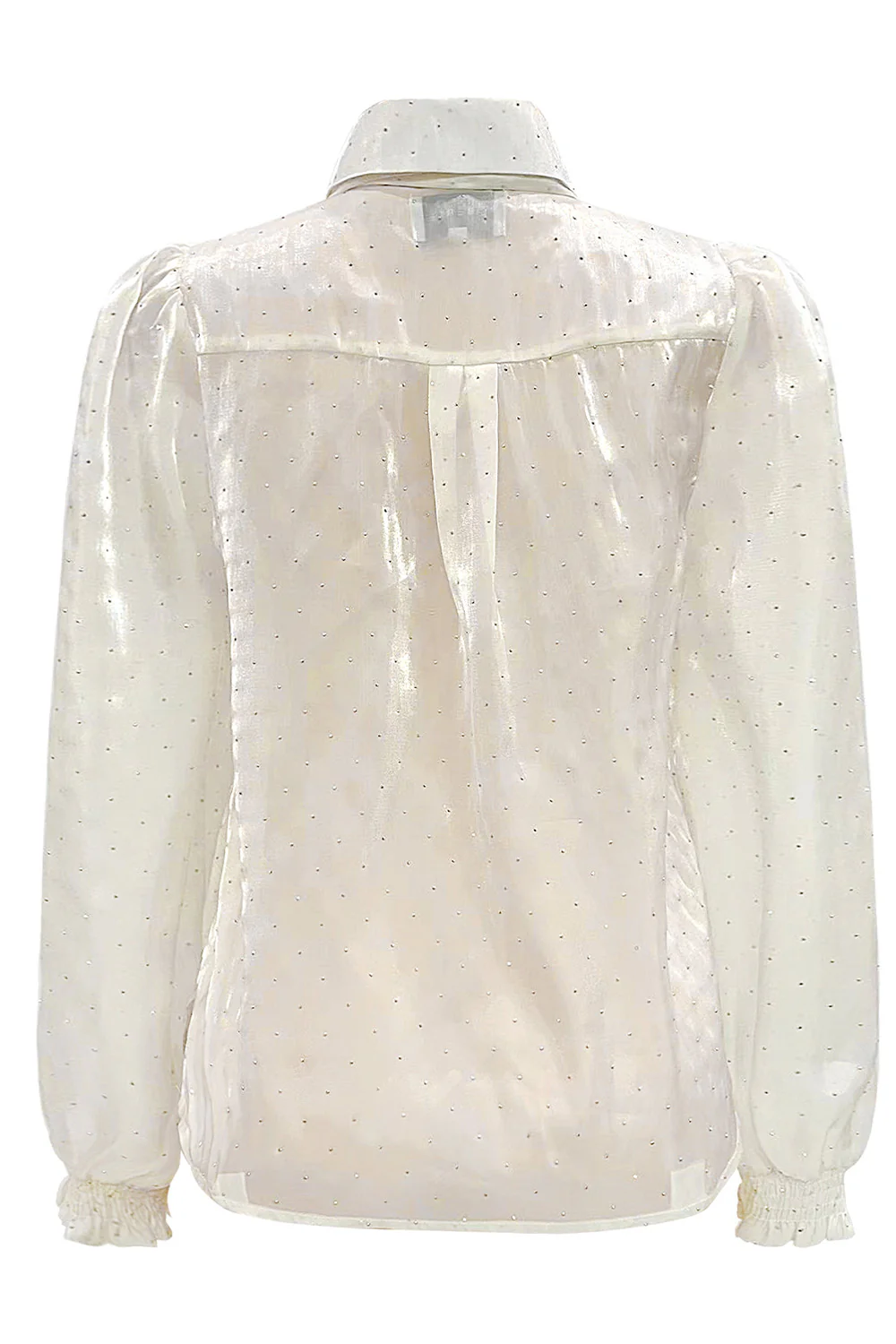 Elina Ls Blouse | White Diamond | Bluse fra Liberté - Image 4