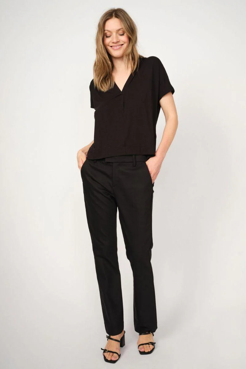 Ellen Night Pant | Black | Bukser fra Mos Mosh - Image 10