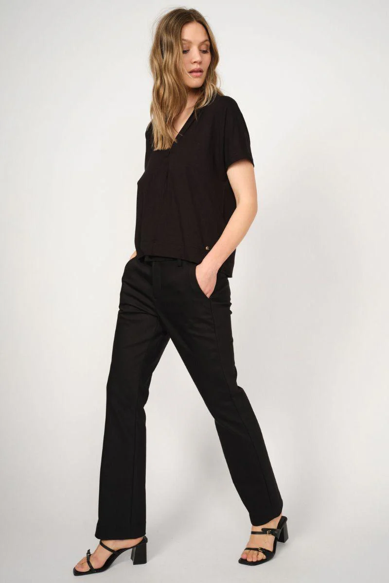 Ellen Night Pant | Black | Bukser fra Mos Mosh - Image 11