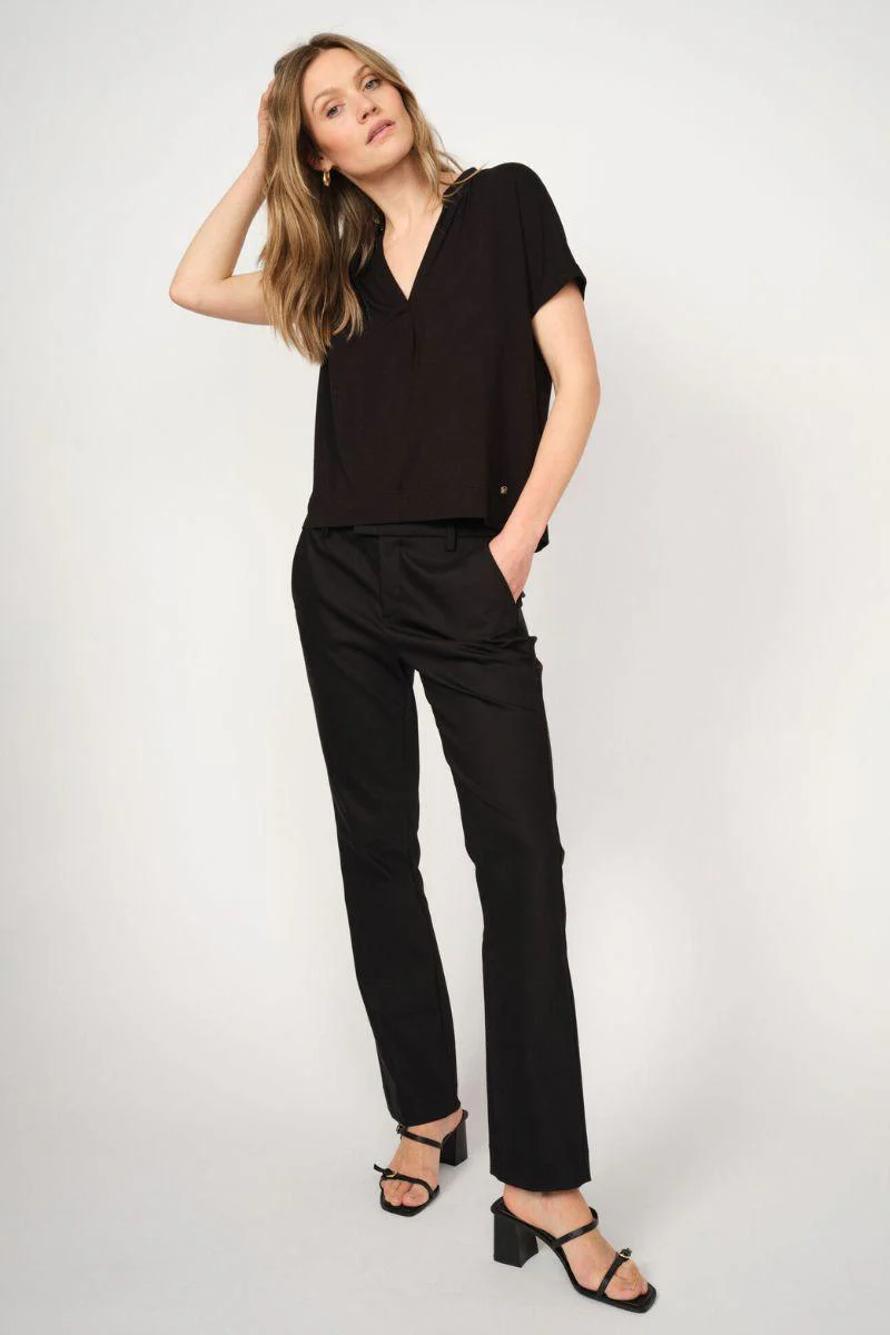 Ellen Night Pant | Black | Bukser fra Mos Mosh - Image 12