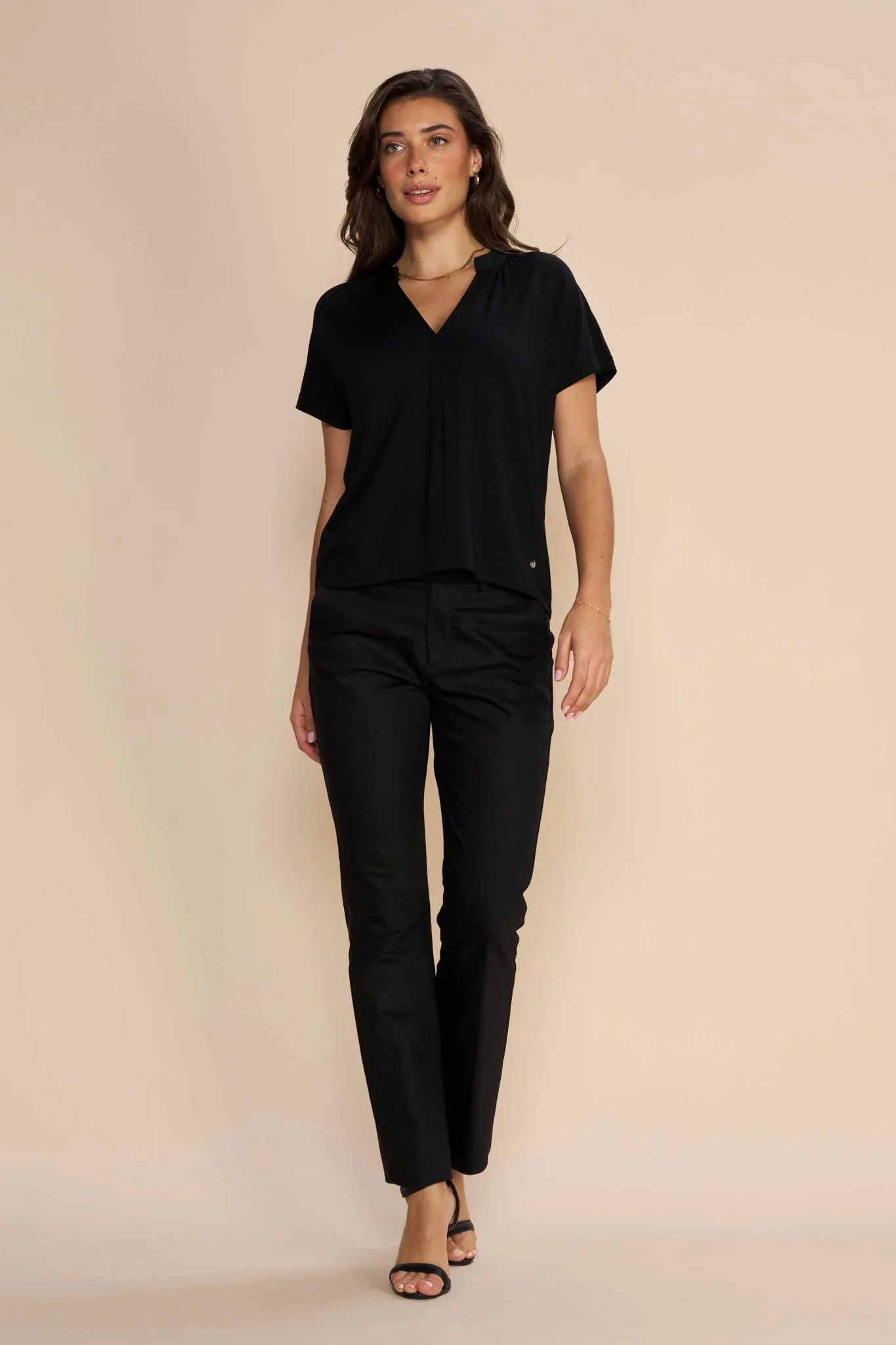 Ellen Night Pant | Black | Bukser fra Mos Mosh - Image 8