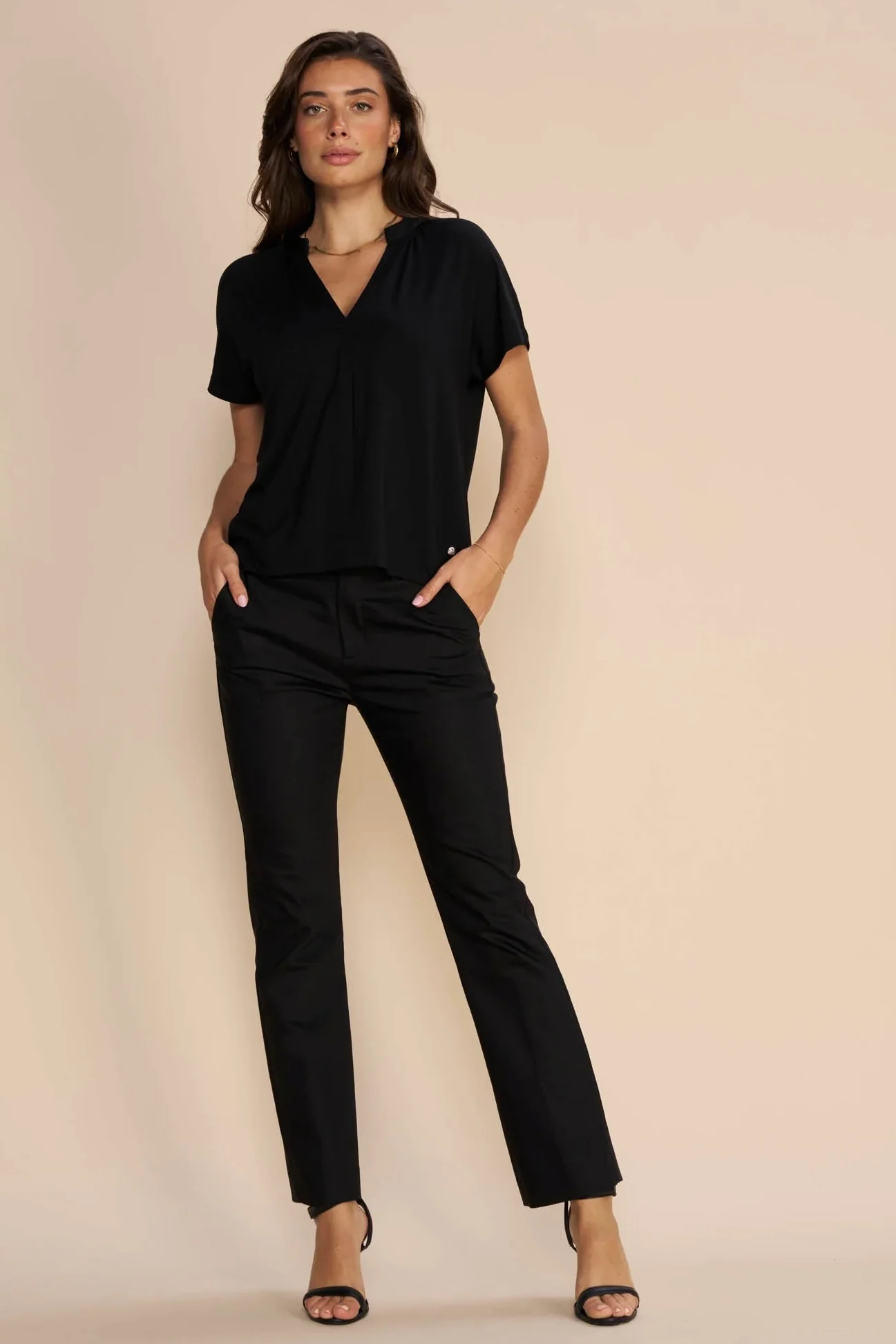 Ellen Night Pant | Black | Bukser fra Mos Mosh - Image 9