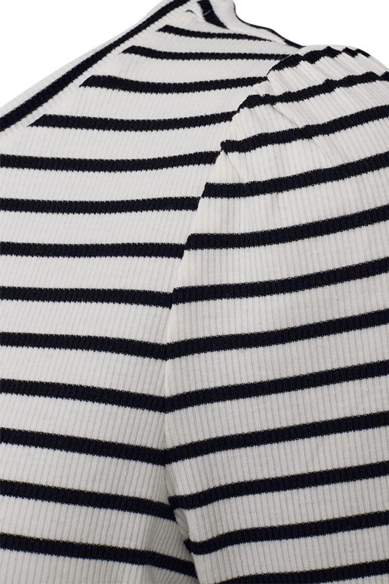 Eloisel Tee 206411 | Star Off-White W. Black | T-Shirt fra Freequent - Image 3
