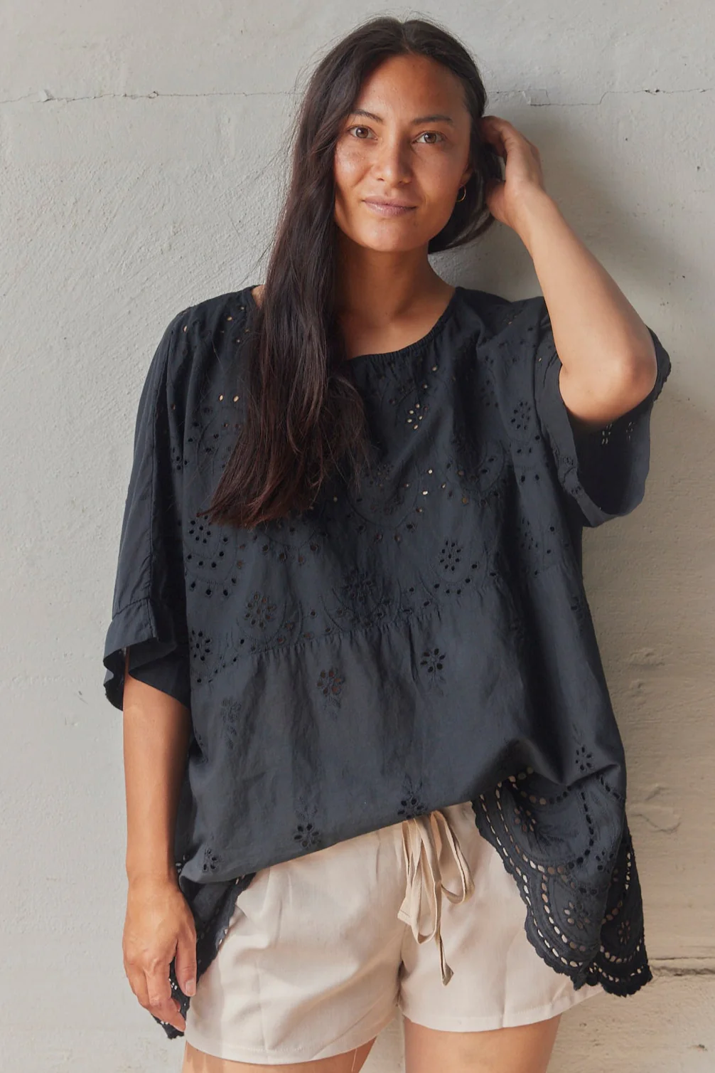 Mary Broderie Anglaise Top | Bluse fra Atelier C
