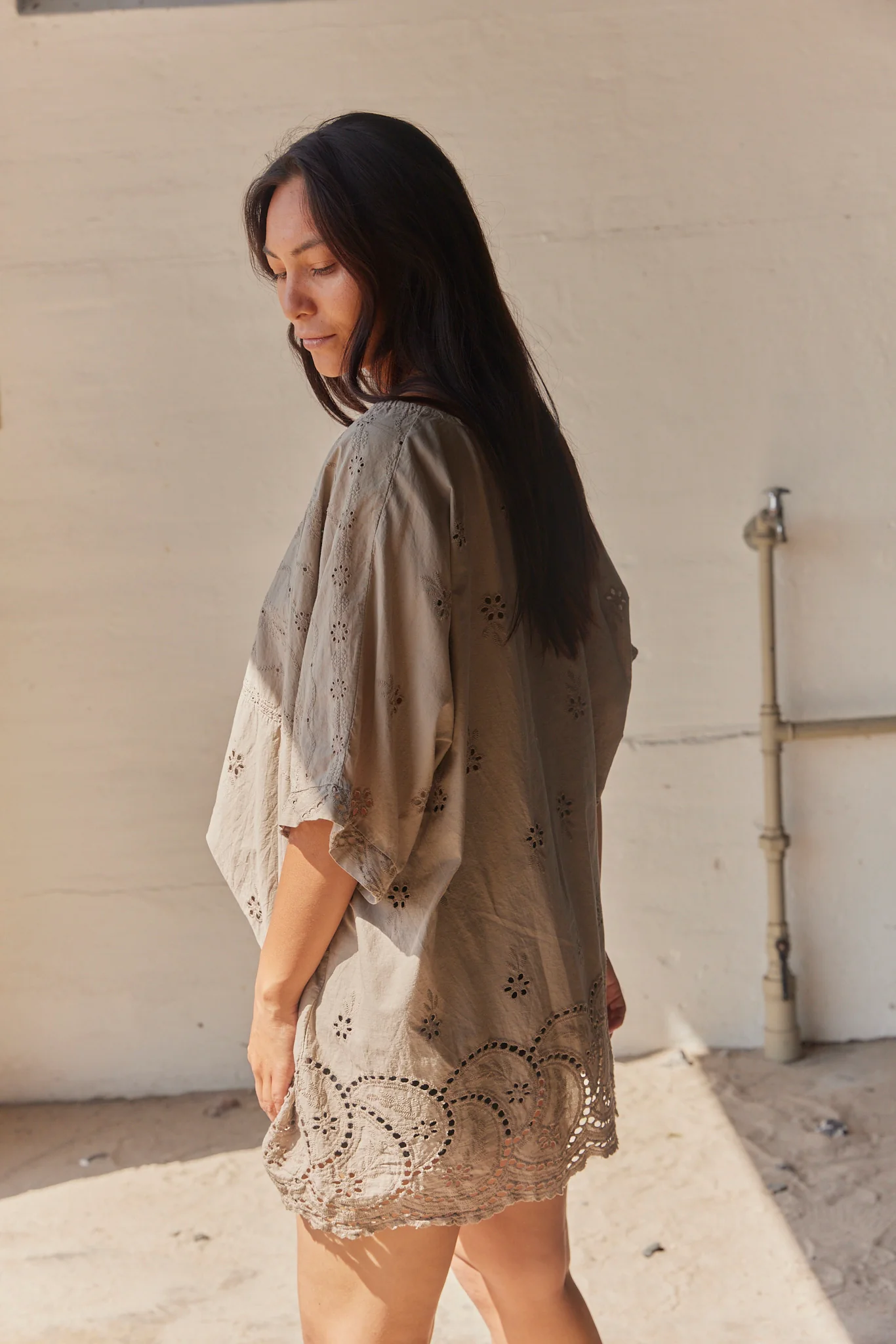 Mary Broderie Anglaise Top | Bluse fra Atelier C - Image 3