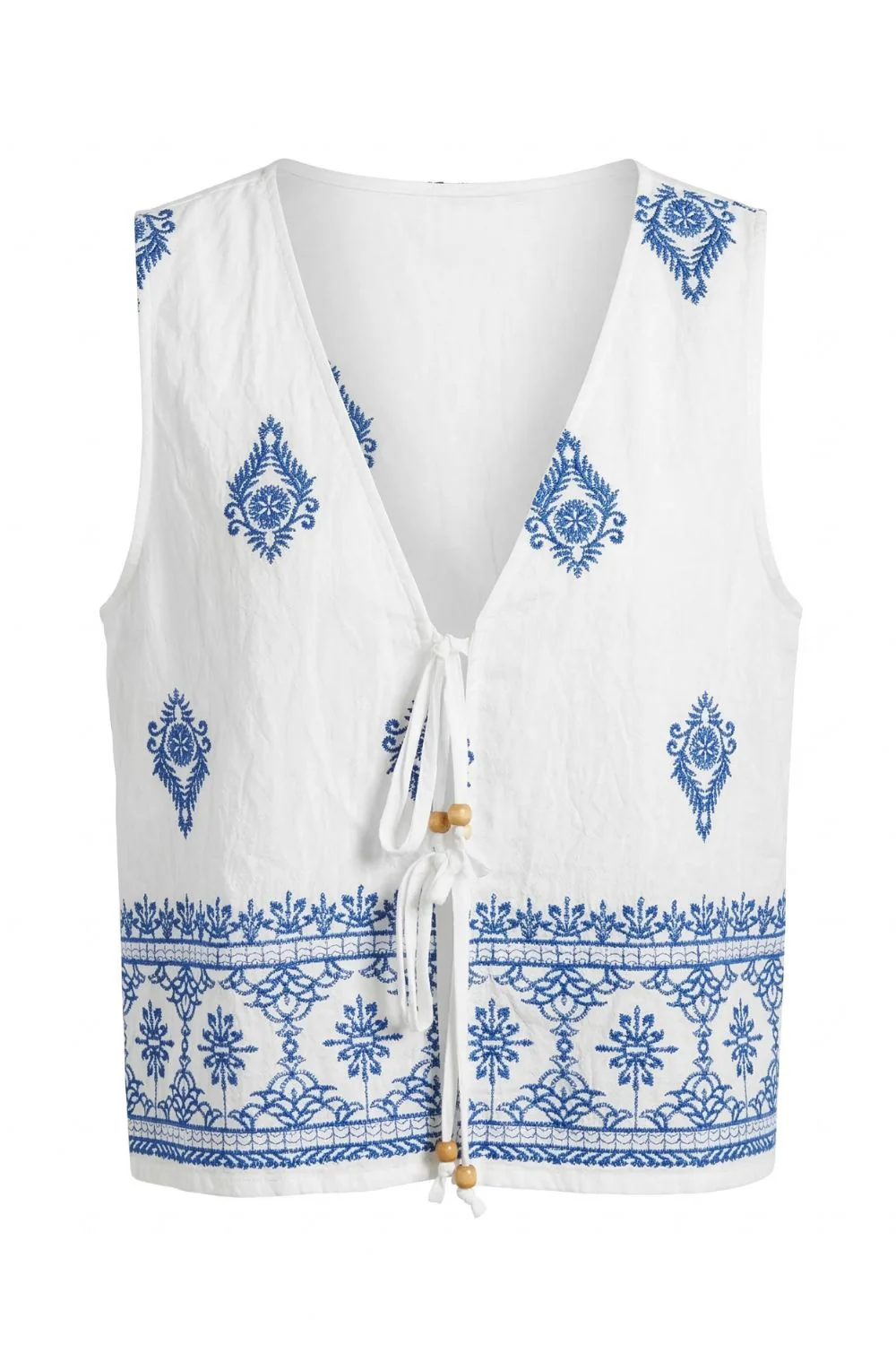 Embroidery Top | White | Top fra Atelier C
