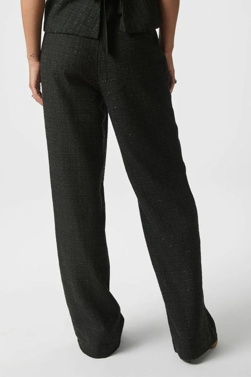 Emmett Boucle Pants | Black | Bukser fra Neo Noir - Image 9