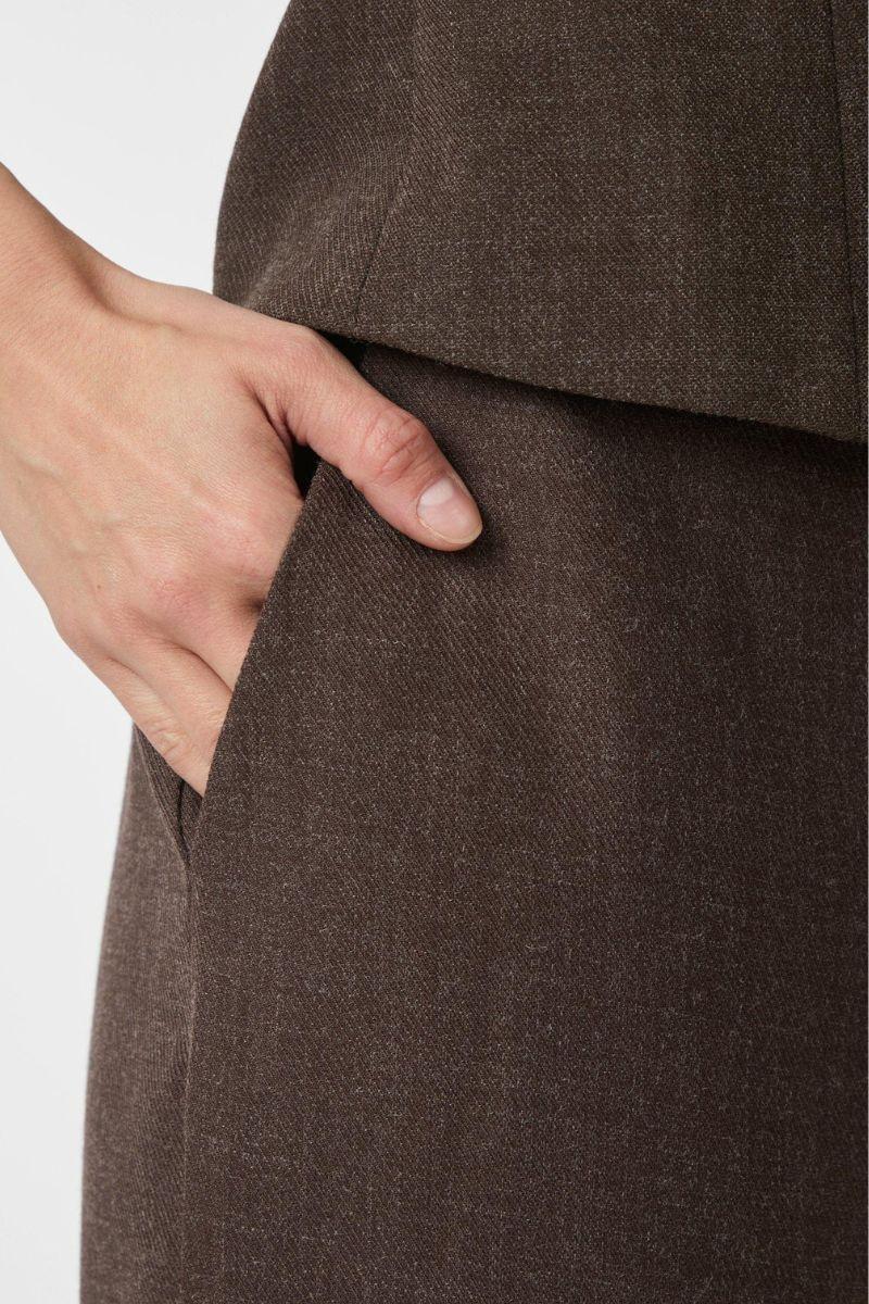 Emmett Melange Pants | Brown Melange | Bukser fra Neo Noir - Image 8
