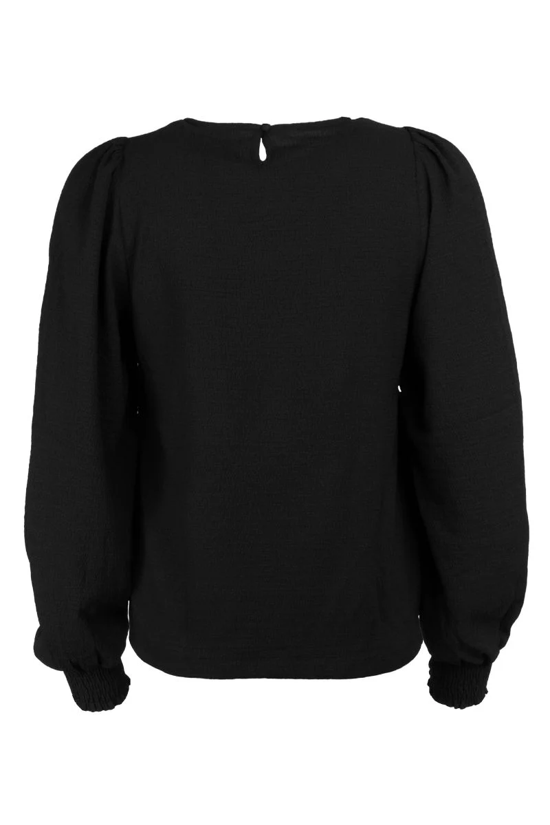 Ena LS Blouse | Black | Bluse fra Liberté - Image 3
