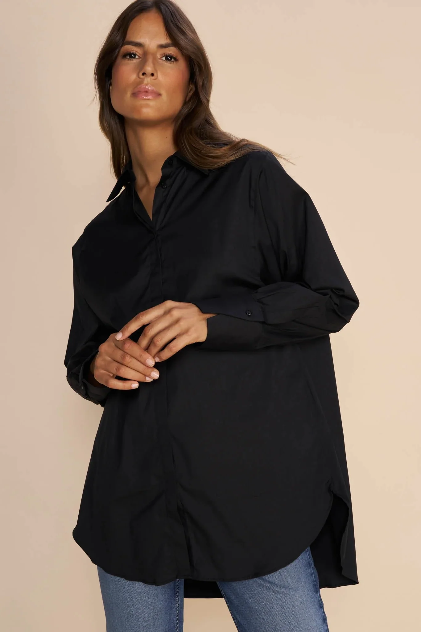 Enola Shirt | Black | Skjorte fra Mos Mosh - Image 2