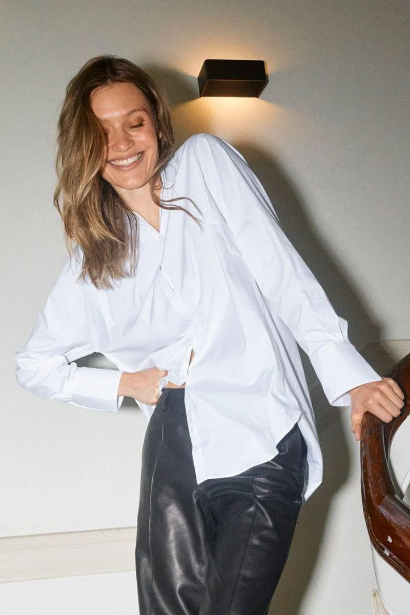 Enola Shirt | White | Skjorte fra Mos Mosh - Image 4