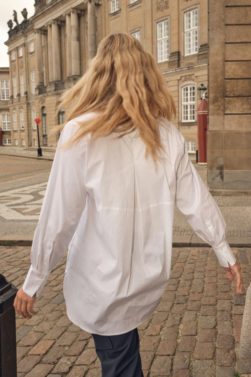 Enola Shirt | White | Skjorte fra Mos Mosh - Image 7