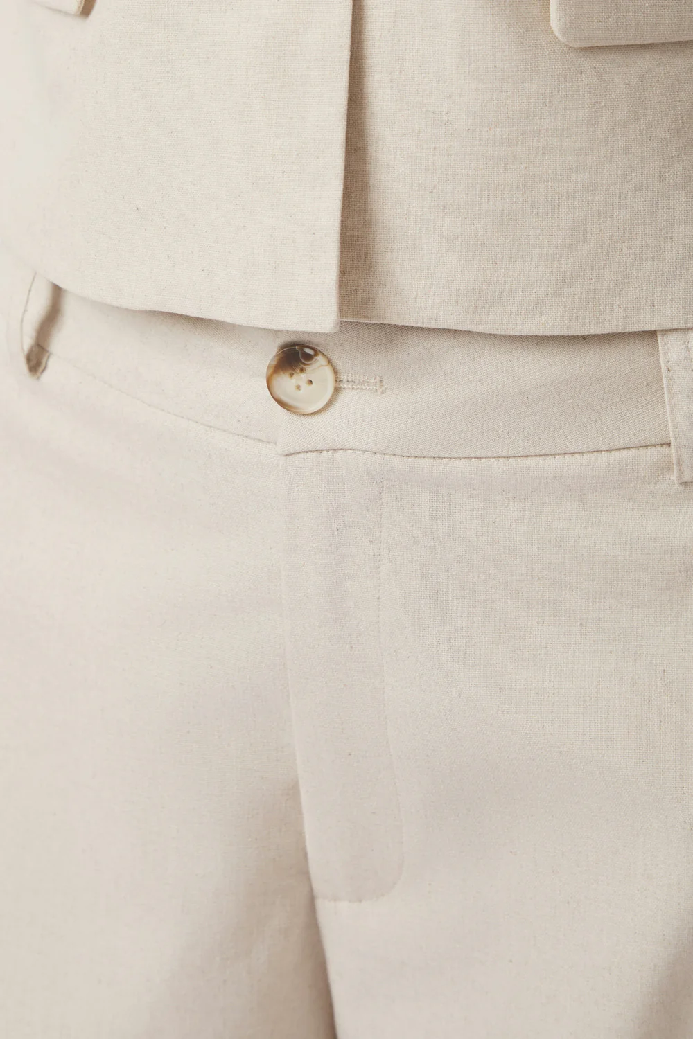 Essiall Linen Pants | Creme | Bukser fra Neo Noir - Image 7