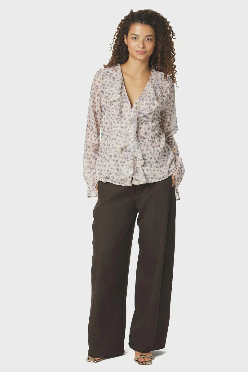 Essiall Structure Pants | Dark Brown | Bukser fra Neo Noir - Image 7