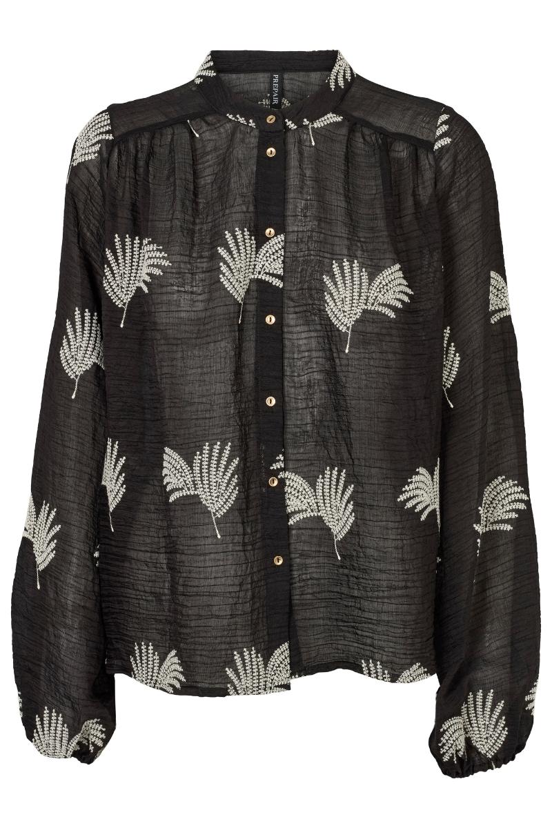 Estelle Blouse 2849 | Black | Bluse fra Prepair - Image 2
