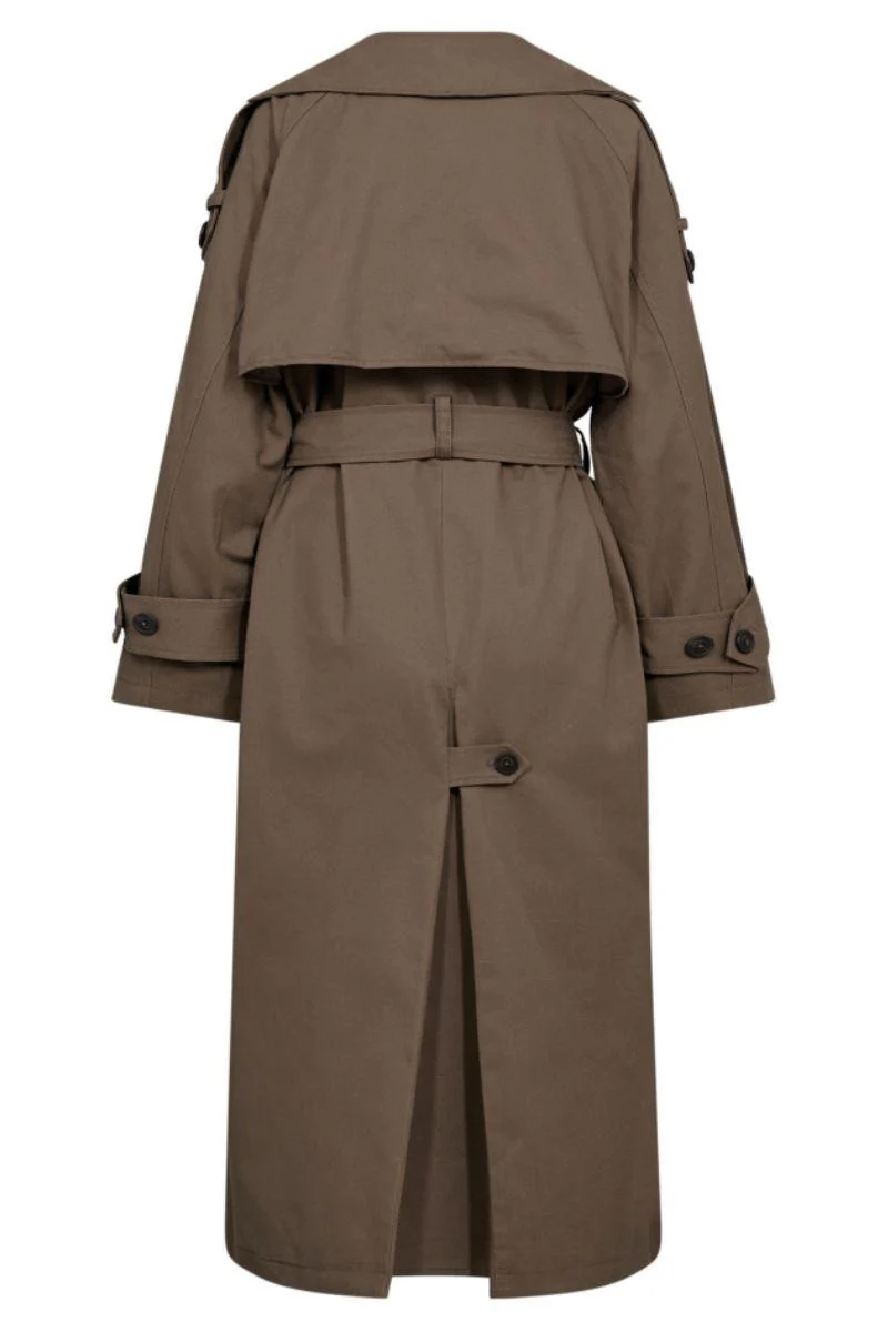 Ethan Trench Coat 40016 | Walnut | Jakke fra Co'couture - Image 5