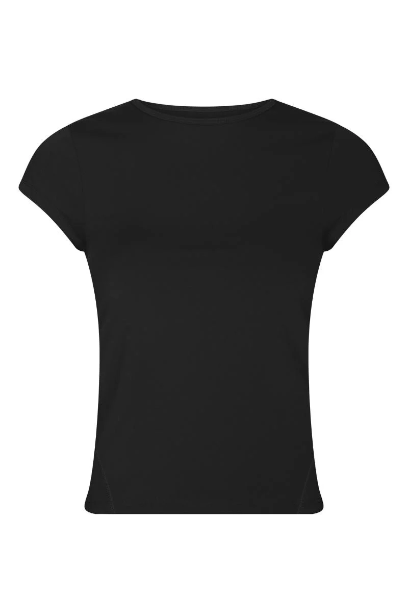 Ettia Baby Tee | Black | T-Shirt fra Neo Noir