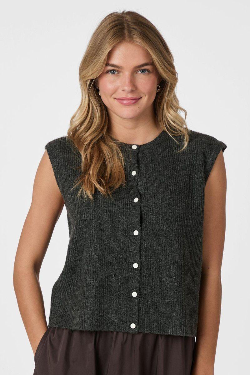 Everest Knit Vest | Antracit | Strik fra Neo Noir - Image 2