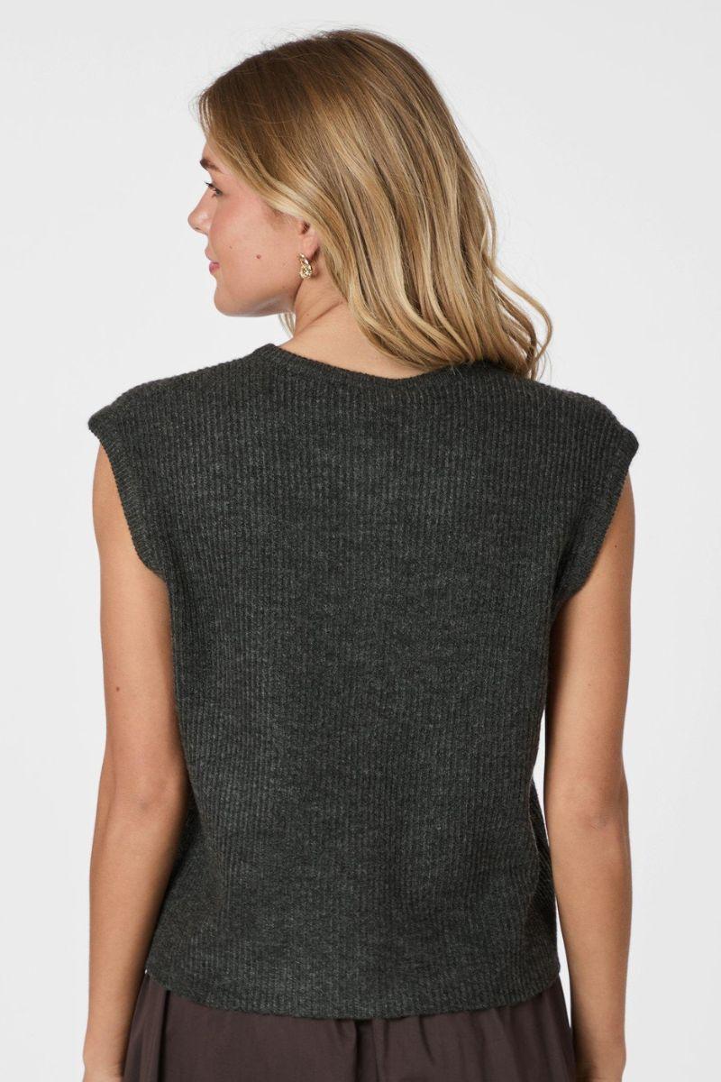 Everest Knit Vest | Antracit | Strik fra Neo Noir - Image 4