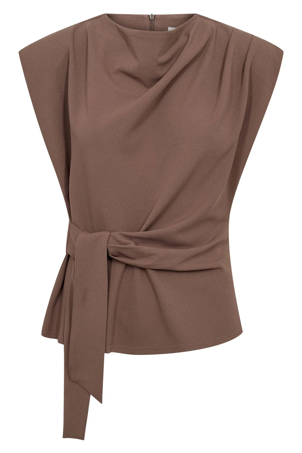 Falcon Pleat Top 45182 | Walnut | Top fra Co'couture - Image 2