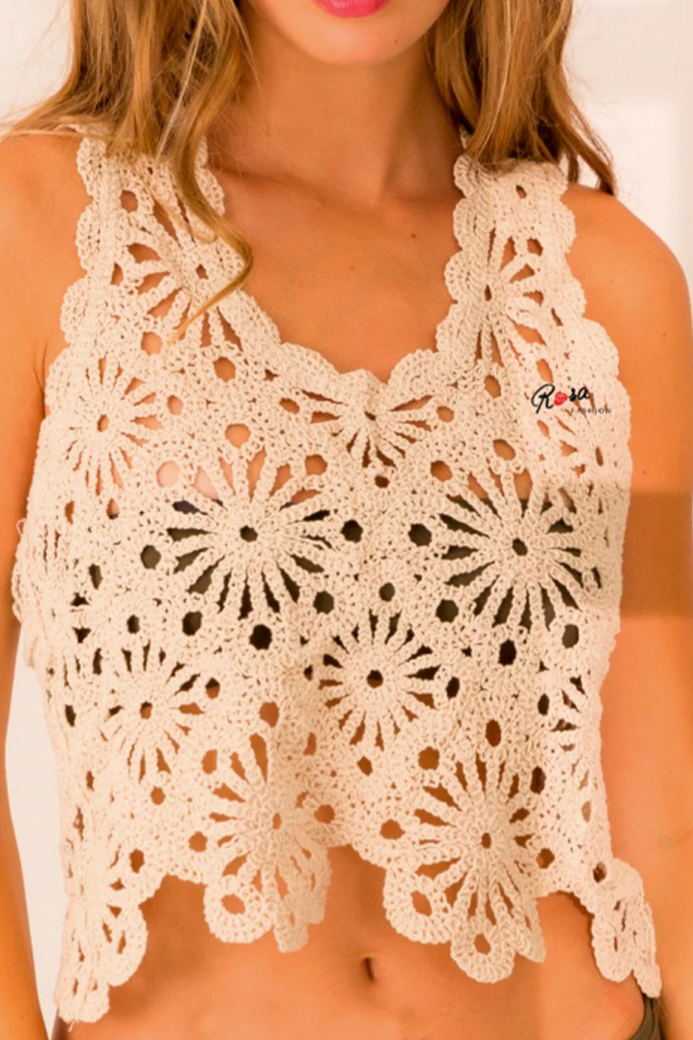Crochet Top J259 | | Top fra Atelier C - Image 2