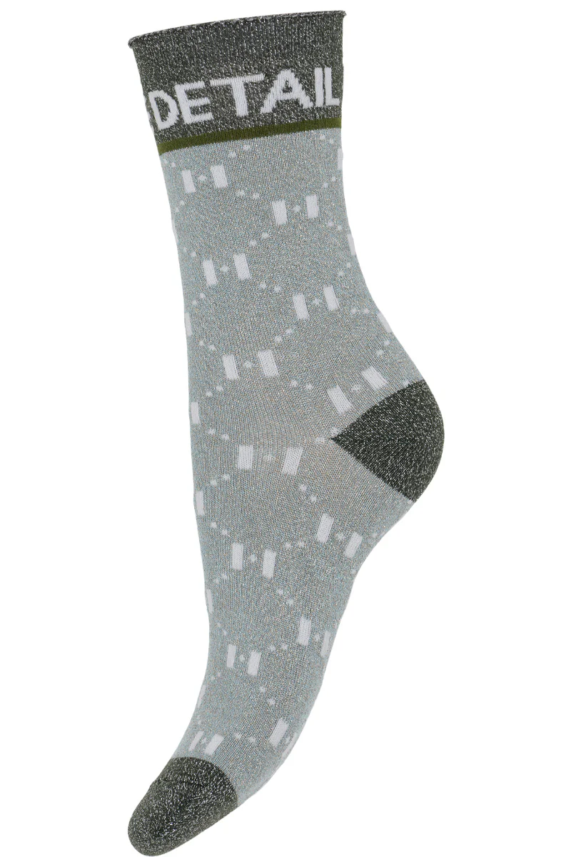 Fashion Sock | Green | Glimmer strømpe fra Hype the Detail