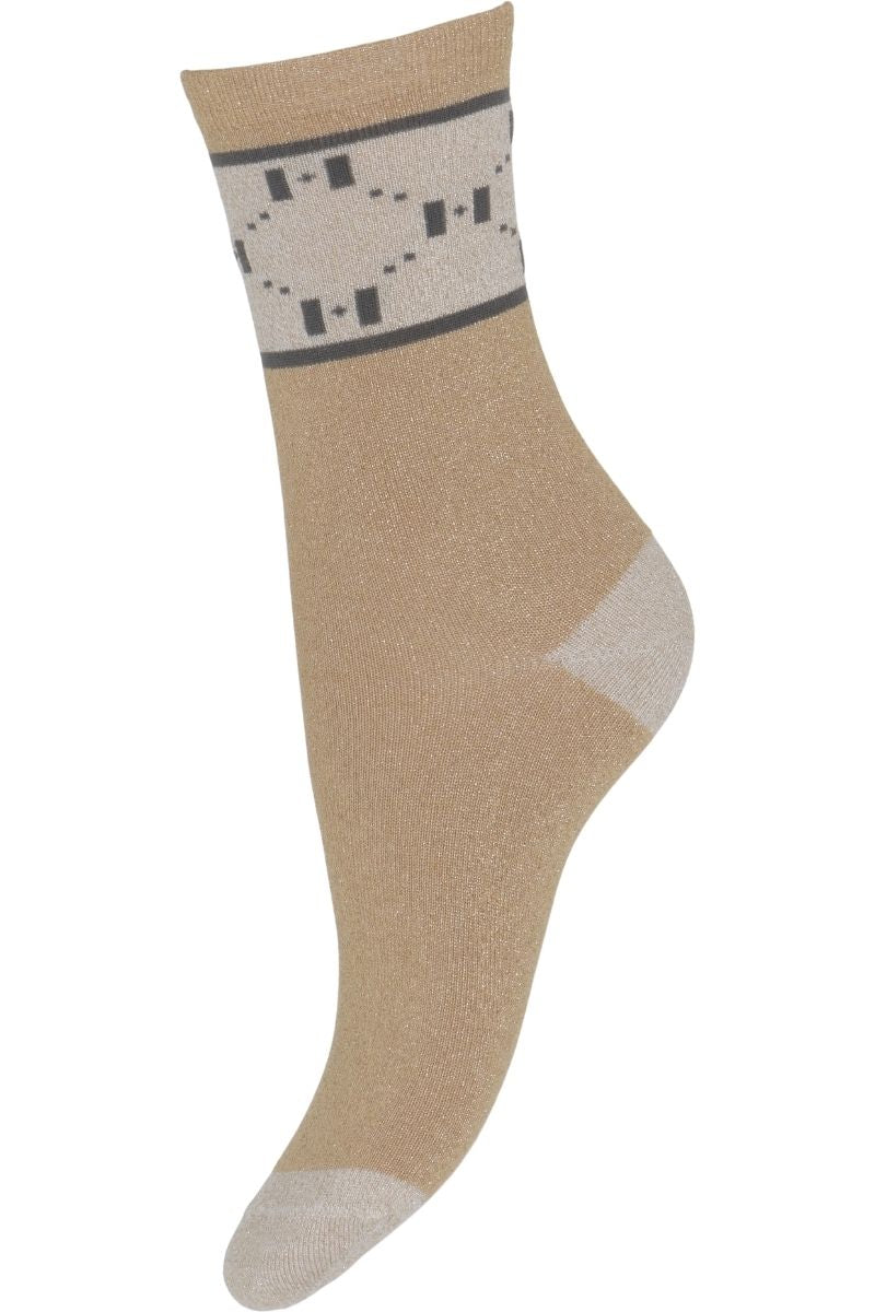 Fashion Sock | Guld | Strømper fra Hype the Detail