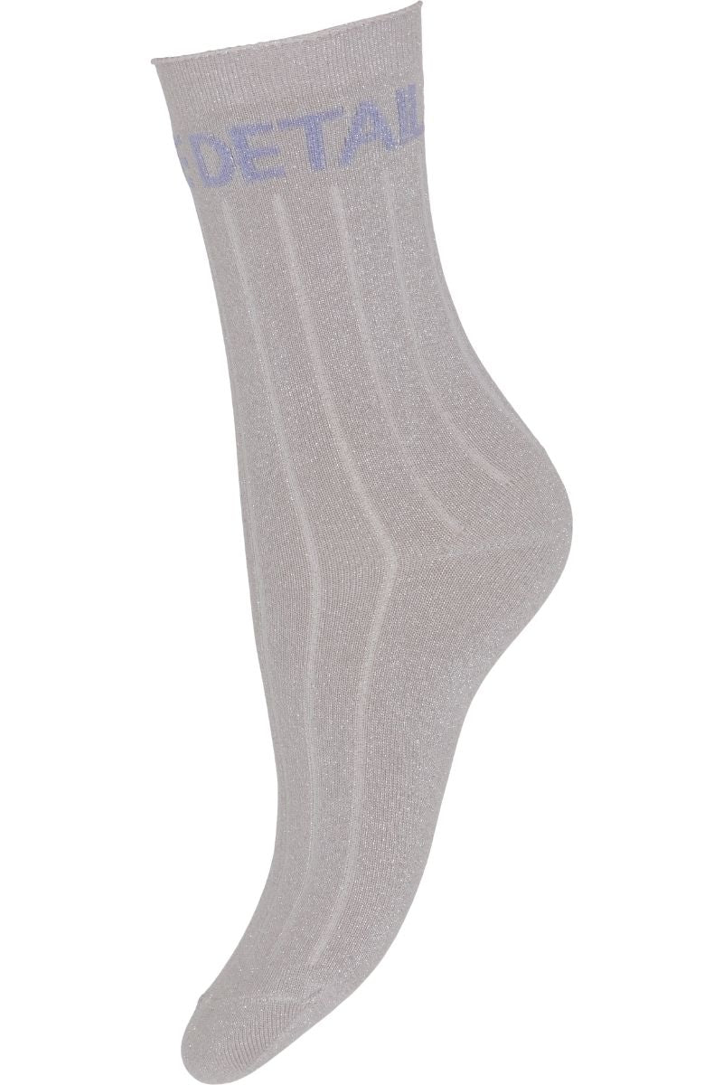 Fashion Sock | Grå / Lilla | Glimmer strømpe fra Hype the Detail